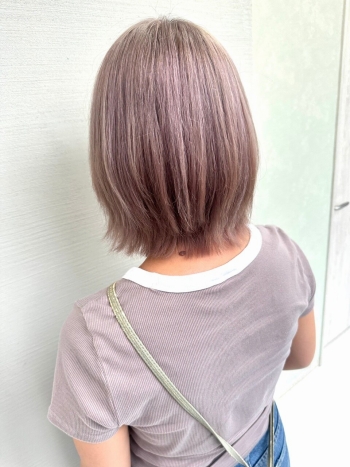 シールエクステ80枚、インナーカラー@西八王子美容室
